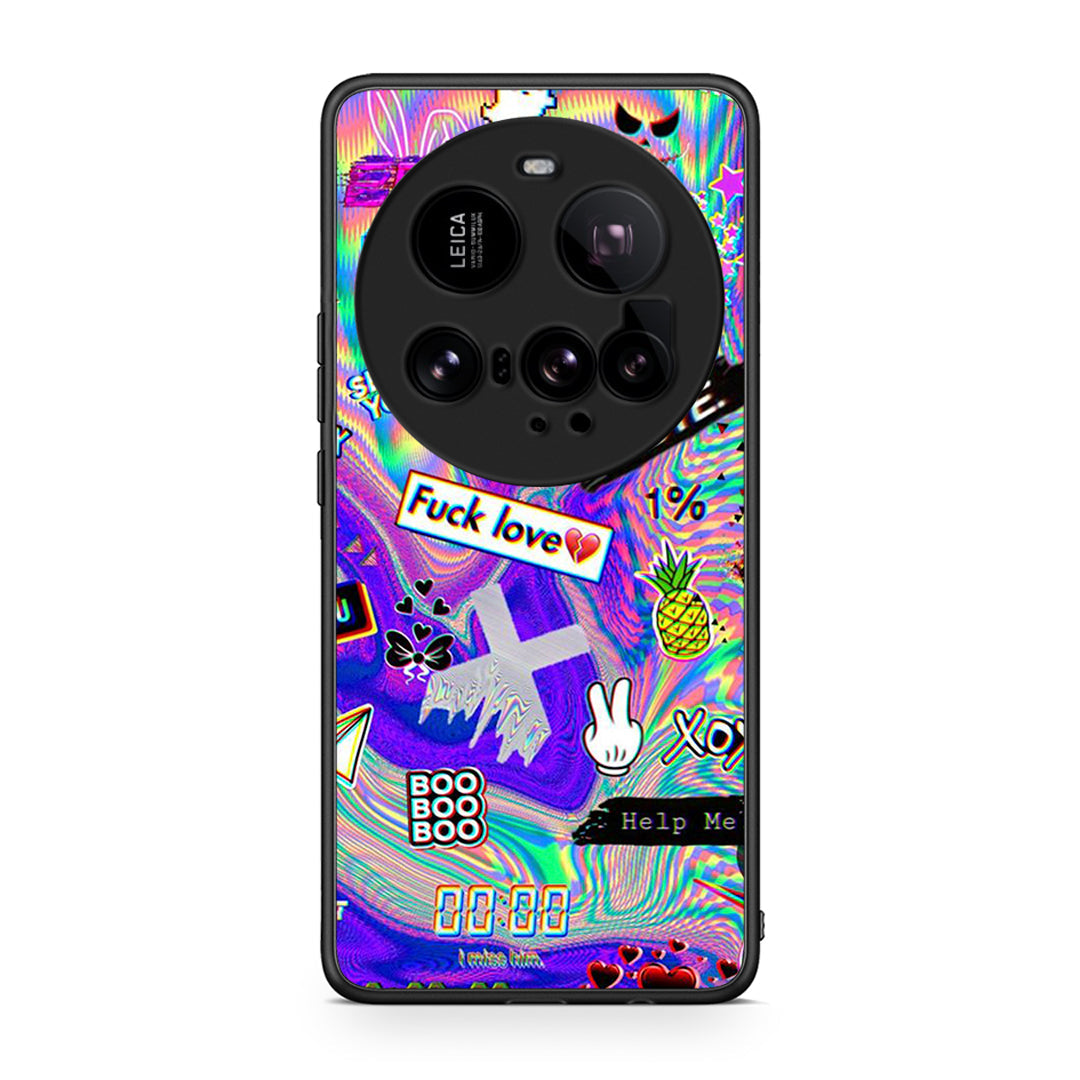 Xiaomi 15 Ultra 5G Game Over θήκη από τη Smartfits με σχέδιο στο πίσω μέρος και μαύρο περίβλημα | Smartphone case with colorful back and black bezels by Smartfits