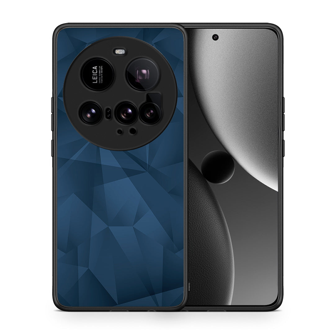 Θήκη Xiaomi 15 Ultra 5G Blue Abstract Geometric από τη Smartfits με σχέδιο στο πίσω μέρος και μαύρο περίβλημα | Xiaomi 15 Ultra 5G Blue Abstract Geometric case with colorful back and black bezels