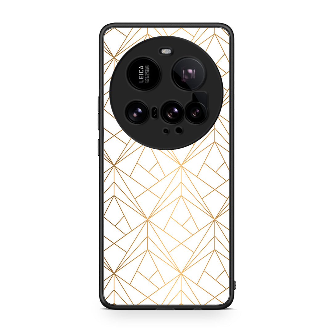 111 - Xiaomi 15 Ultra 5G Luxury White Geometric case, cover, bumper