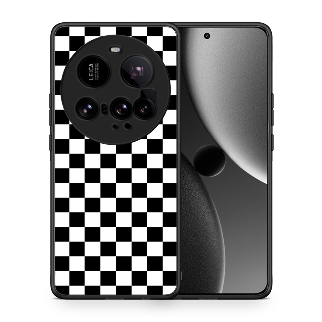 Θήκη Xiaomi 15 Ultra 5G Squares Geometric από τη Smartfits με σχέδιο στο πίσω μέρος και μαύρο περίβλημα | Xiaomi 15 Ultra 5G Squares Geometric case with colorful back and black bezels