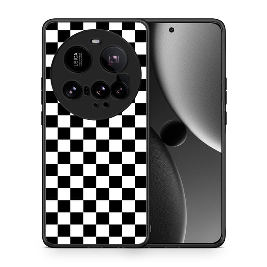 Θήκη Xiaomi 15 Ultra 5G Squares Geometric από τη Smartfits με σχέδιο στο πίσω μέρος και μαύρο περίβλημα | Xiaomi 15 Ultra 5G Squares Geometric case with colorful back and black bezels