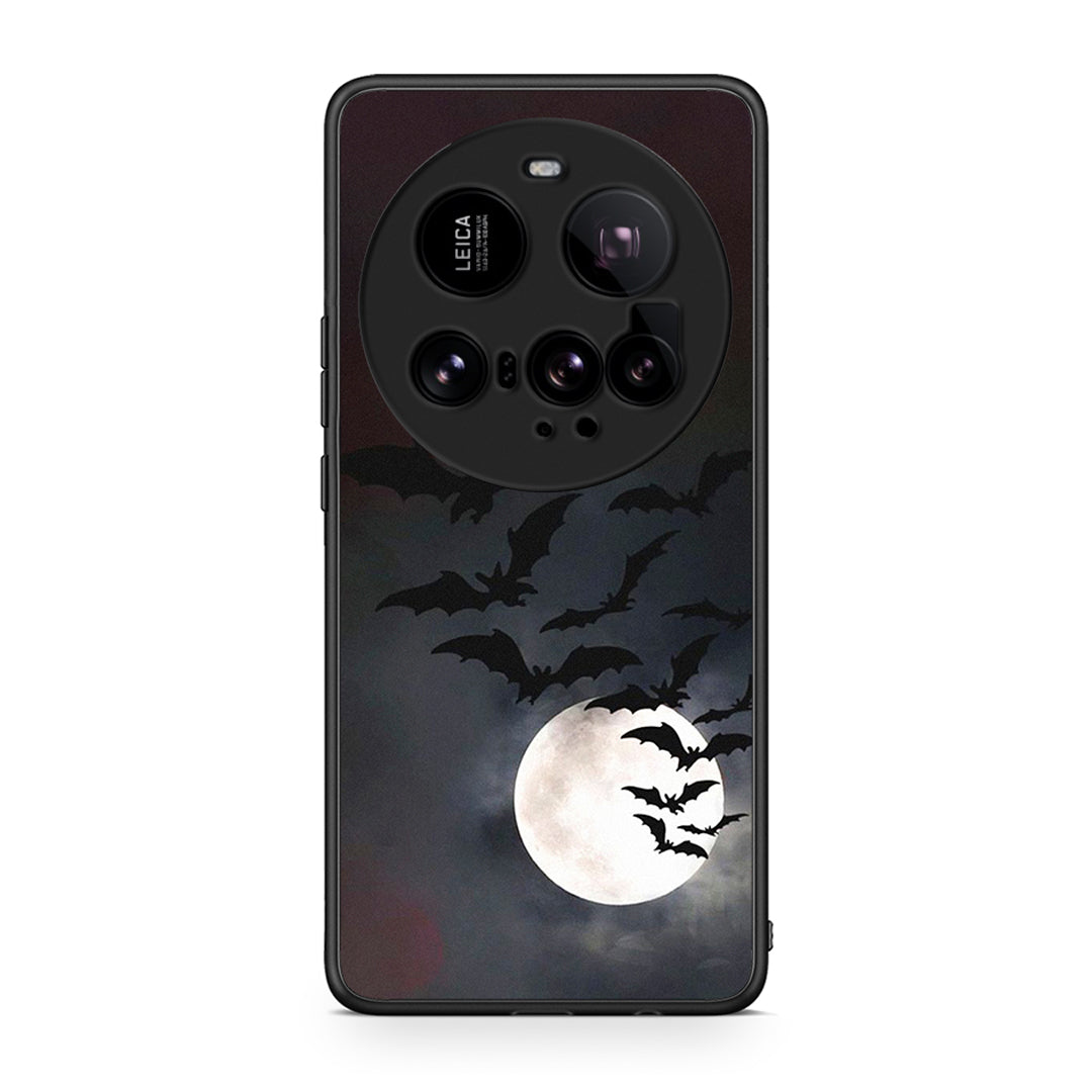 Xiaomi 15 Ultra 5G Halloween Bat Night Θήκη από τη Smartfits με σχέδιο στο πίσω μέρος και μαύρο περίβλημα | Smartphone case with colorful back and black bezels by Smartfits