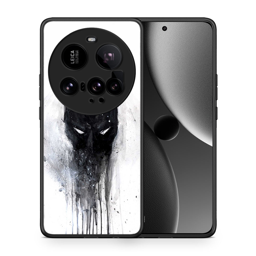 Θήκη Xiaomi 15 Ultra 5G Paint Bat Hero από τη Smartfits με σχέδιο στο πίσω μέρος και μαύρο περίβλημα | Xiaomi 15 Ultra 5G Paint Bat Hero case with colorful back and black bezels