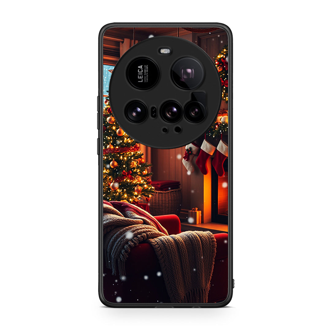 Xiaomi 15 Ultra 5G Home For Christmas θήκη από τη Smartfits με σχέδιο στο πίσω μέρος και μαύρο περίβλημα | Smartphone case with colorful back and black bezels by Smartfits