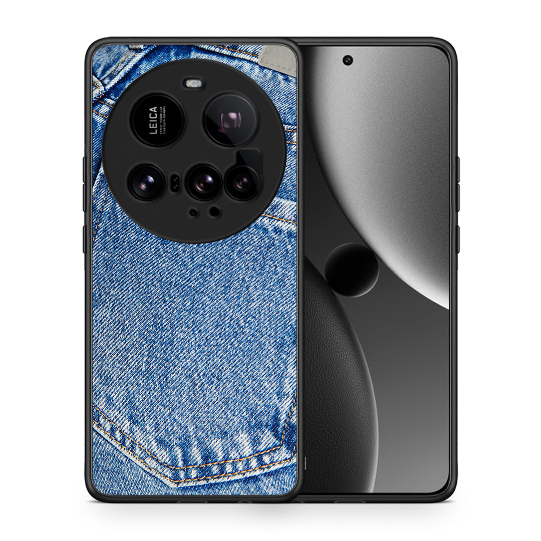 Θήκη Xiaomi 15 Ultra 5G Jeans Pocket από τη Smartfits με σχέδιο στο πίσω μέρος και μαύρο περίβλημα | Xiaomi 15 Ultra 5G Jeans Pocket case with colorful back and black bezels