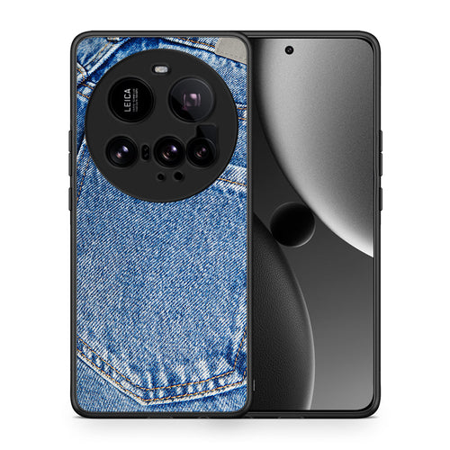 Θήκη Xiaomi 15 Ultra 5G Jeans Pocket από τη Smartfits με σχέδιο στο πίσω μέρος και μαύρο περίβλημα | Xiaomi 15 Ultra 5G Jeans Pocket case with colorful back and black bezels