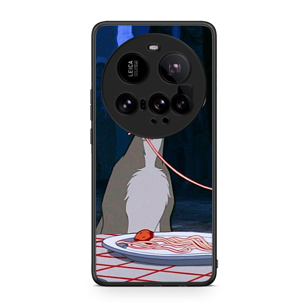 Xiaomi 15 Ultra 5G Lady And Tramp 1 Θήκη Αγίου Βαλεντίνου από τη Smartfits με σχέδιο στο πίσω μέρος και μαύρο περίβλημα | Smartphone case with colorful back and black bezels by Smartfits