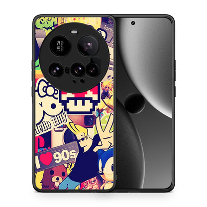 Θήκη Xiaomi 15 Ultra 5G Love The 90s από τη Smartfits με σχέδιο στο πίσω μέρος και μαύρο περίβλημα | Xiaomi 15 Ultra 5G Love The 90s case with colorful back and black bezels