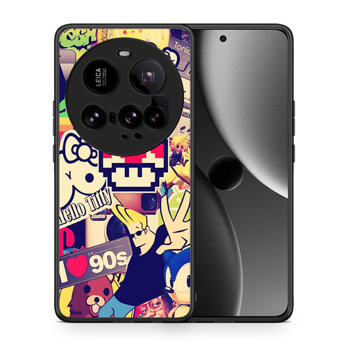 Θήκη Xiaomi 15 Ultra 5G Love The 90s από τη Smartfits με σχέδιο στο πίσω μέρος και μαύρο περίβλημα | Xiaomi 15 Ultra 5G Love The 90s case with colorful back and black bezels