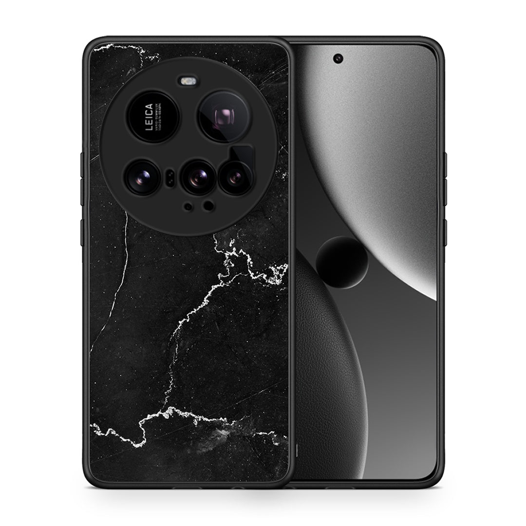 Θήκη Xiaomi 15 Ultra 5G Marble Black από τη Smartfits με σχέδιο στο πίσω μέρος και μαύρο περίβλημα | Xiaomi 15 Ultra 5G Marble Black case with colorful back and black bezels