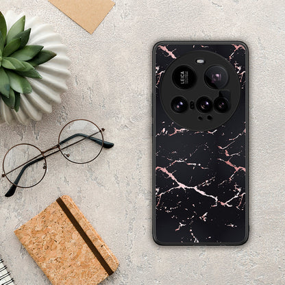 Marble Black Rosegold - Xiaomi 15 Ultra 5G θήκη