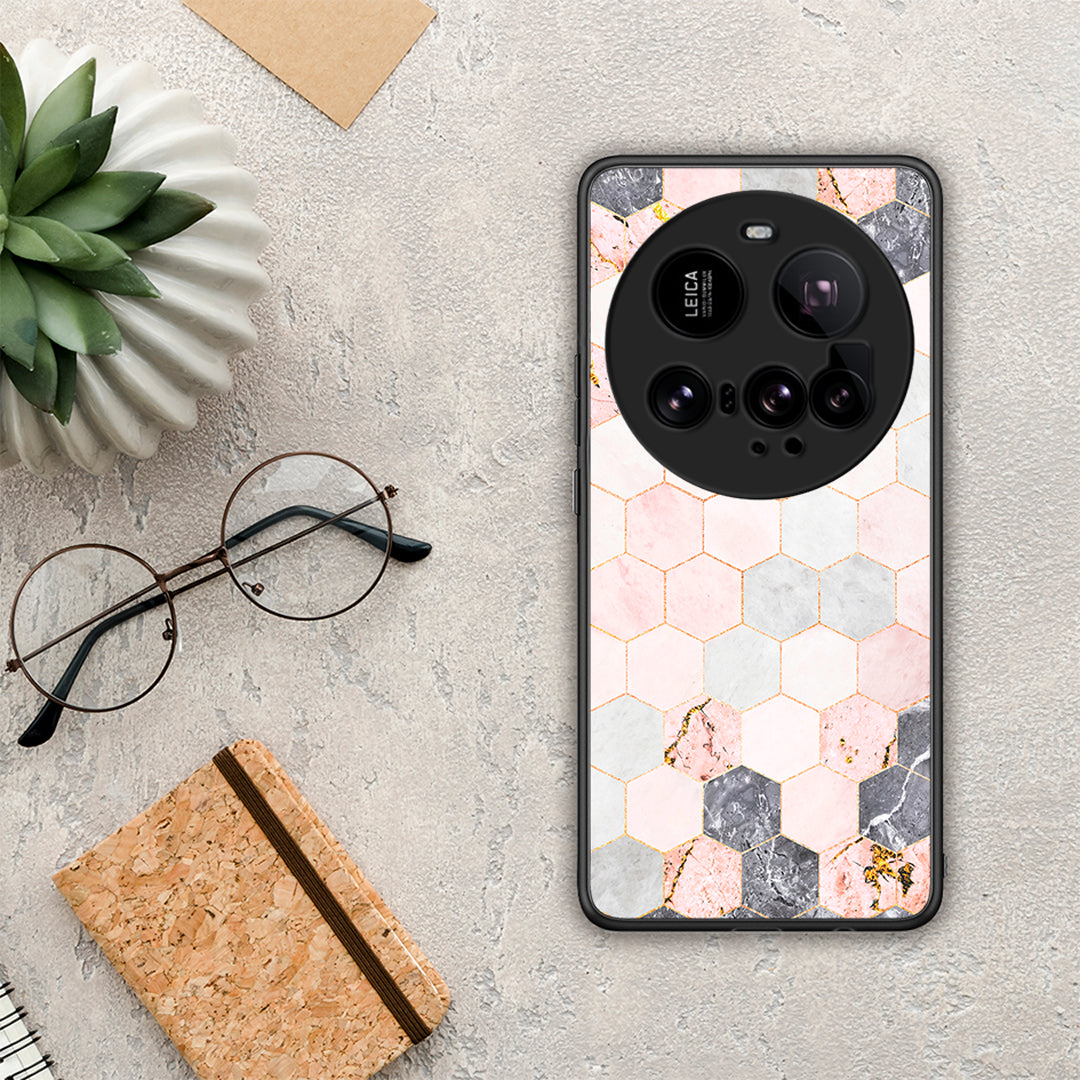 Marble Hexagon Pink - Xiaomi 15 Ultra 5G θήκη