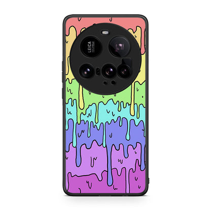 Xiaomi 15 Ultra 5G Melting Rainbow θήκη από τη Smartfits με σχέδιο στο πίσω μέρος και μαύρο περίβλημα | Smartphone case with colorful back and black bezels by Smartfits