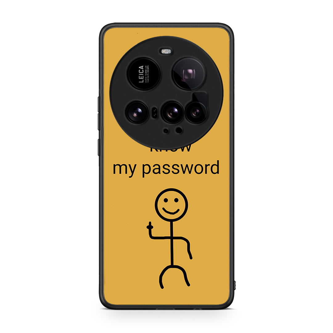 Xiaomi 15 Ultra 5G My Password Θήκη από τη Smartfits με σχέδιο στο πίσω μέρος και μαύρο περίβλημα | Smartphone case with colorful back and black bezels by Smartfits