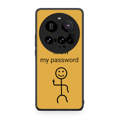 Xiaomi 15 Ultra 5G My Password Θήκη από τη Smartfits με σχέδιο στο πίσω μέρος και μαύρο περίβλημα | Smartphone case with colorful back and black bezels by Smartfits