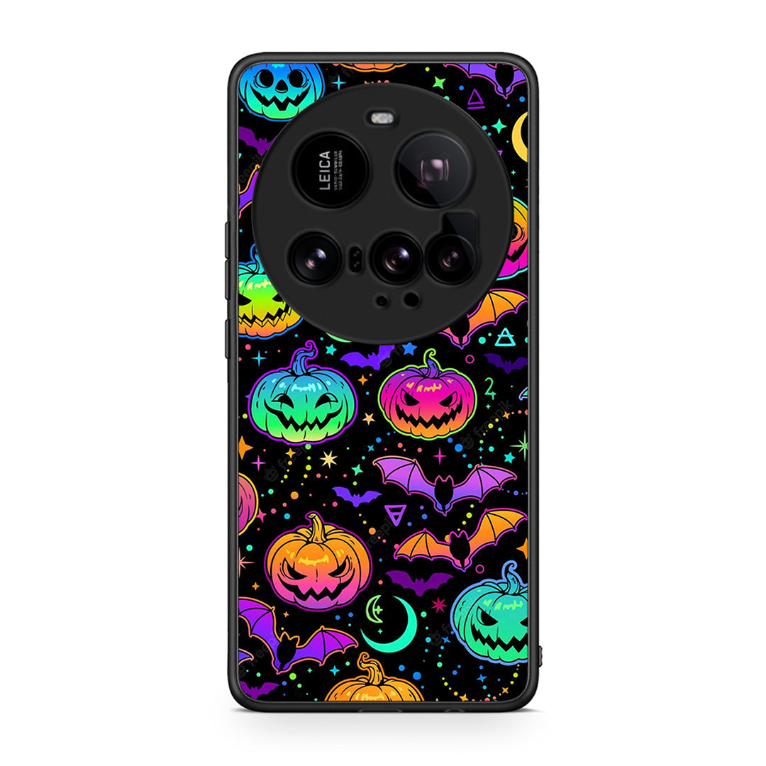 Xiaomi 15 Ultra 5G Neon Halloween θήκη από τη Smartfits με σχέδιο στο πίσω μέρος και μαύρο περίβλημα | Smartphone case with colorful back and black bezels by Smartfits