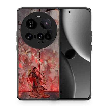 Θήκη Xiaomi 15 Ultra 5G Nezuko Kamado από τη Smartfits με σχέδιο στο πίσω μέρος και μαύρο περίβλημα | Xiaomi 15 Ultra 5G Nezuko Kamado case with colorful back and black bezels