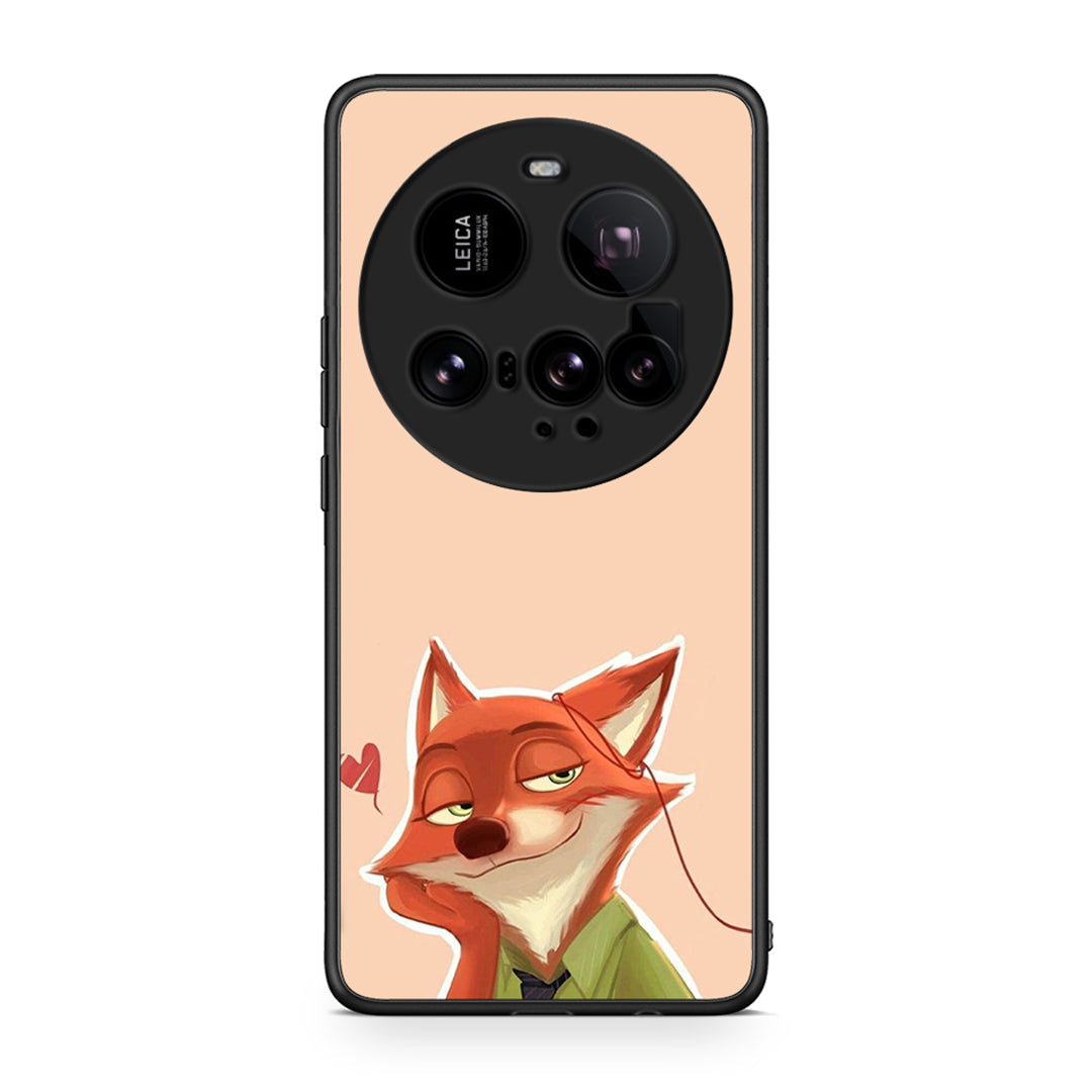 Xiaomi 15 Ultra 5G Nick Wilde And Judy Hopps Love 1 θήκη από τη Smartfits με σχέδιο στο πίσω μέρος και μαύρο περίβλημα | Smartphone case with colorful back and black bezels by Smartfits