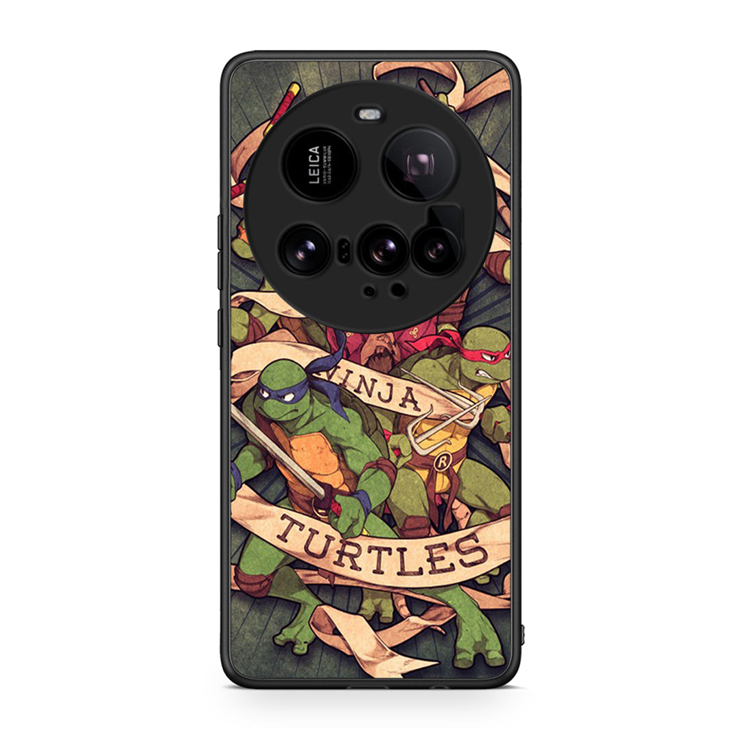 Xiaomi 15 Ultra 5G Ninja Turtles θήκη από τη Smartfits με σχέδιο στο πίσω μέρος και μαύρο περίβλημα | Smartphone case with colorful back and black bezels by Smartfits