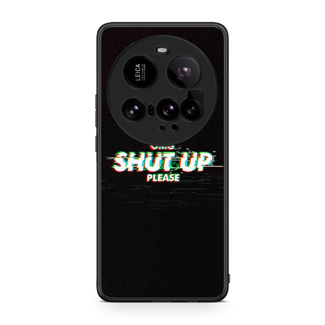 Xiaomi 15 Ultra 5G OMG ShutUp θήκη από τη Smartfits με σχέδιο στο πίσω μέρος και μαύρο περίβλημα | Smartphone case with colorful back and black bezels by Smartfits