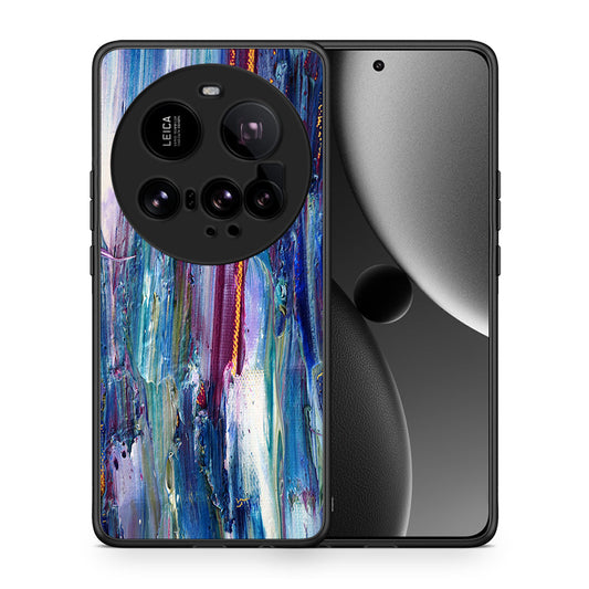 Θήκη Xiaomi 15 Ultra 5G Winter Paint από τη Smartfits με σχέδιο στο πίσω μέρος και μαύρο περίβλημα | Xiaomi 15 Ultra 5G Winter Paint case with colorful back and black bezels