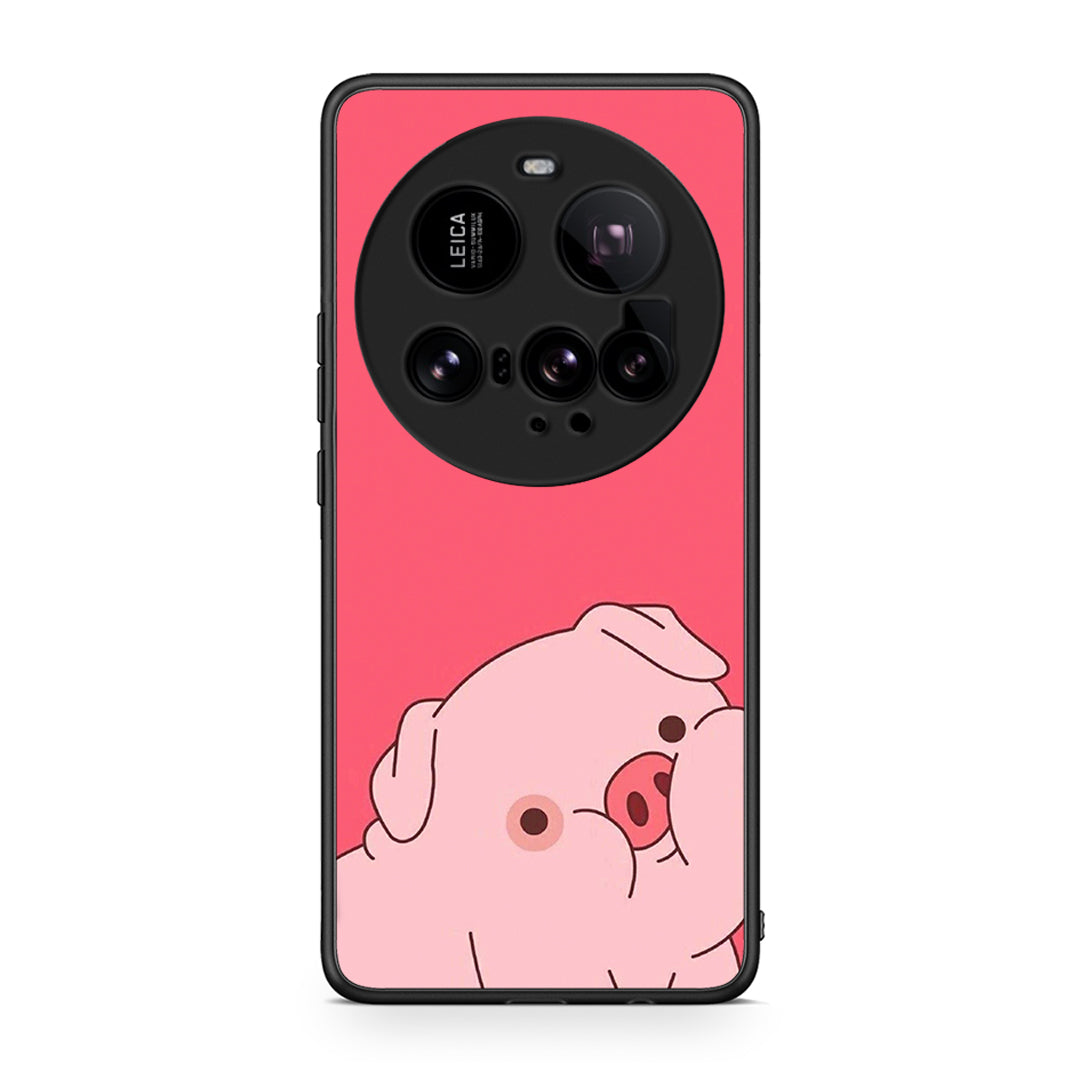 Xiaomi 15 Ultra 5G Pig Love 1 Θήκη Αγίου Βαλεντίνου από τη Smartfits με σχέδιο στο πίσω μέρος και μαύρο περίβλημα | Smartphone case with colorful back and black bezels by Smartfits