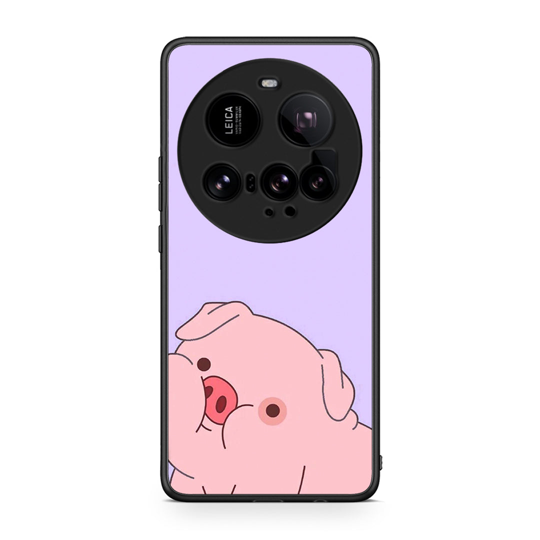 Xiaomi 15 Ultra 5G Pig Love 2 Θήκη Αγίου Βαλεντίνου από τη Smartfits με σχέδιο στο πίσω μέρος και μαύρο περίβλημα | Smartphone case with colorful back and black bezels by Smartfits
