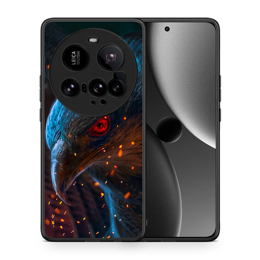 Θήκη Xiaomi 15 Ultra 5G Eagle PopArt από τη Smartfits με σχέδιο στο πίσω μέρος και μαύρο περίβλημα | Xiaomi 15 Ultra 5G Eagle PopArt case with colorful back and black bezels