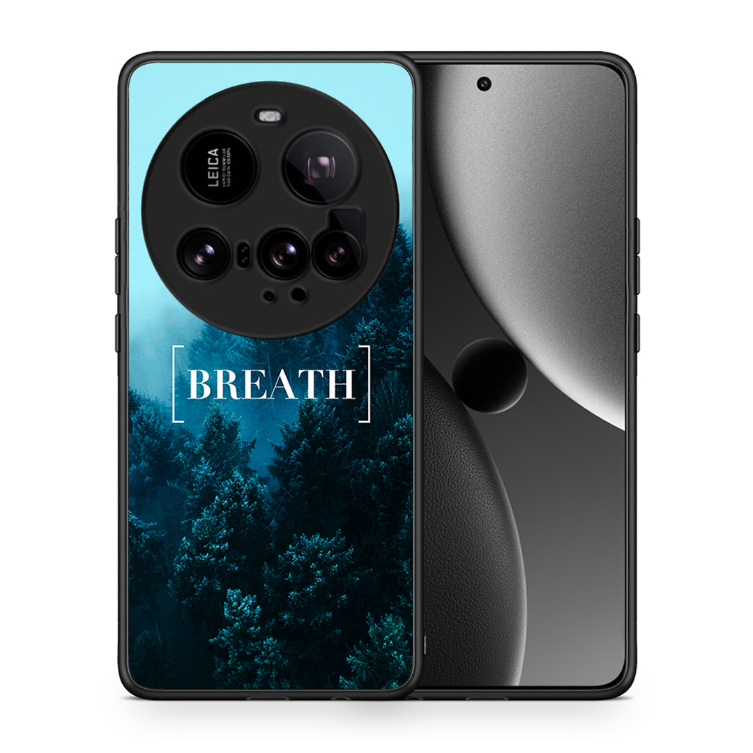 Θήκη Xiaomi 15 Ultra 5G Breath Quote από τη Smartfits με σχέδιο στο πίσω μέρος και μαύρο περίβλημα | Xiaomi 15 Ultra 5G Breath Quote case with colorful back and black bezels