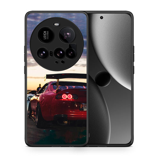 Θήκη Xiaomi 15 Ultra 5G Racing Supra από τη Smartfits με σχέδιο στο πίσω μέρος και μαύρο περίβλημα | Xiaomi 15 Ultra 5G Racing Supra case with colorful back and black bezels