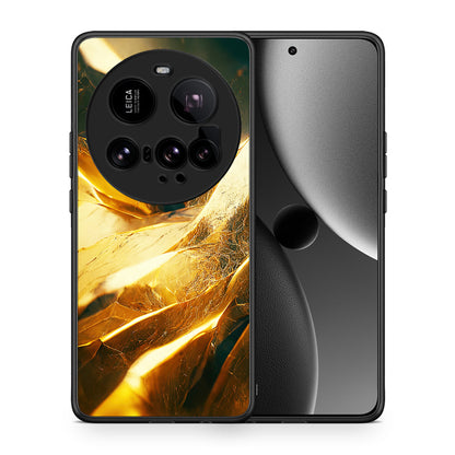 Θήκη Xiaomi 15 Ultra 5G Real Gold από τη Smartfits με σχέδιο στο πίσω μέρος και μαύρο περίβλημα | Xiaomi 15 Ultra 5G Real Gold case with colorful back and black bezels