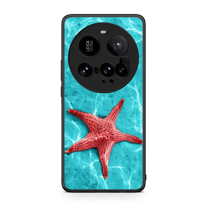 Xiaomi 15 Ultra 5G Red Starfish Θήκη από τη Smartfits με σχέδιο στο πίσω μέρος και μαύρο περίβλημα | Smartphone case with colorful back and black bezels by Smartfits