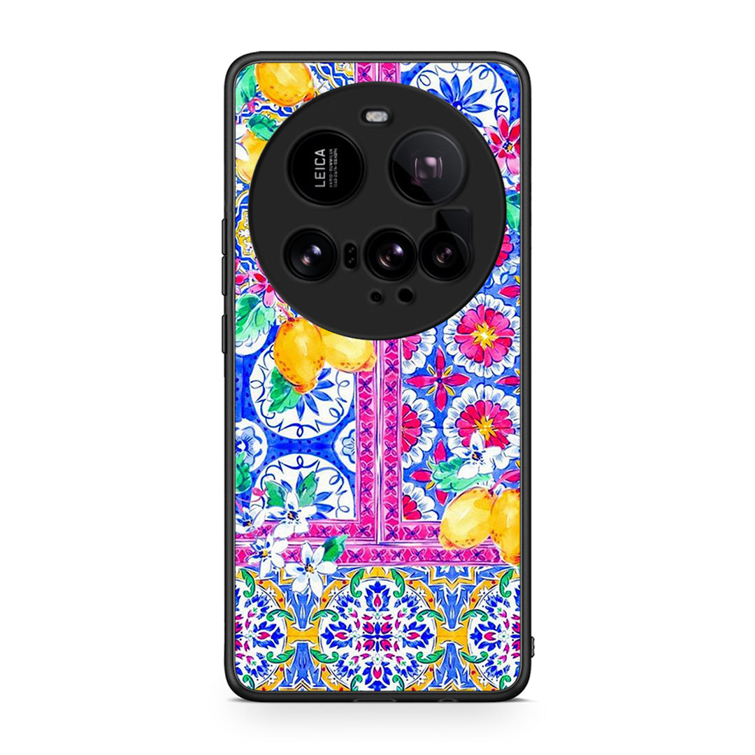 Xiaomi 15 Ultra 5G Retro Spring θήκη από τη Smartfits με σχέδιο στο πίσω μέρος και μαύρο περίβλημα | Smartphone case with colorful back and black bezels by Smartfits