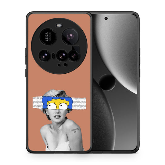 Θήκη Xiaomi 15 Ultra 5G Sim Merilyn από τη Smartfits με σχέδιο στο πίσω μέρος και μαύρο περίβλημα | Xiaomi 15 Ultra 5G Sim Merilyn case with colorful back and black bezels