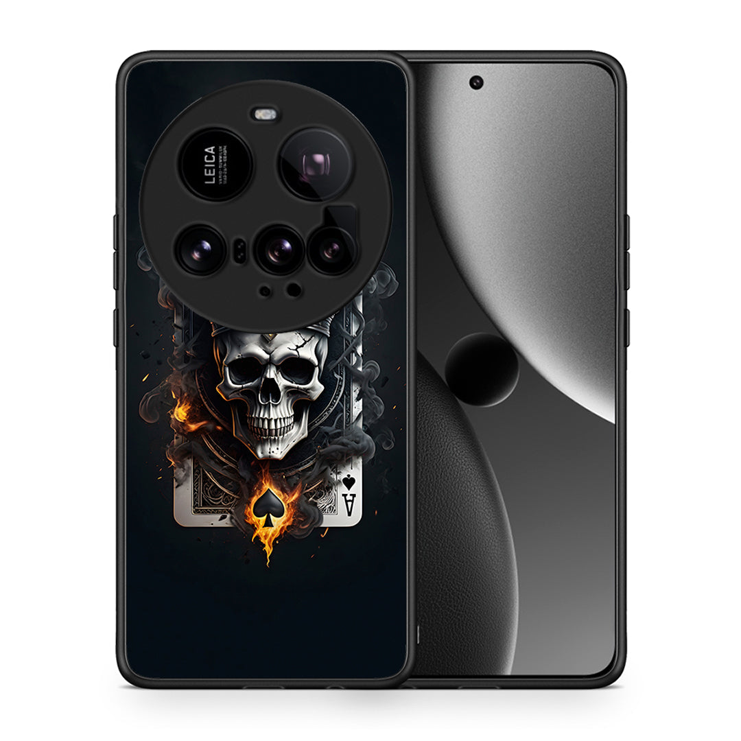Θήκη Xiaomi 15 Ultra 5G Skull King Ace από τη Smartfits με σχέδιο στο πίσω μέρος και μαύρο περίβλημα | Xiaomi 15 Ultra 5G Skull King Ace case with colorful back and black bezels