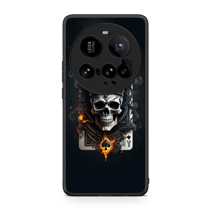 Xiaomi 15 Ultra 5G Skull King Ace θήκη από τη Smartfits με σχέδιο στο πίσω μέρος και μαύρο περίβλημα | Smartphone case with colorful back and black bezels by Smartfits