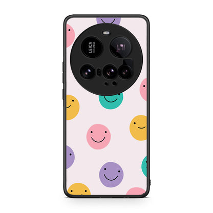 Xiaomi 15 Ultra 5G Smiley Faces θήκη από τη Smartfits με σχέδιο στο πίσω μέρος και μαύρο περίβλημα | Smartphone case with colorful back and black bezels by Smartfits