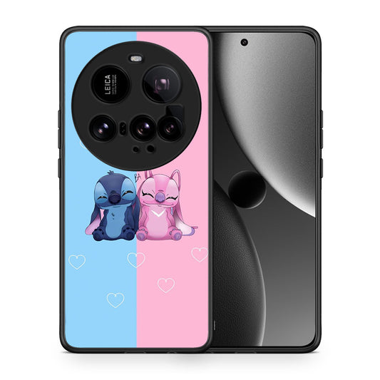 Θήκη Xiaomi 15 Ultra 5G Stitch And Angel από τη Smartfits με σχέδιο στο πίσω μέρος και μαύρο περίβλημα | Xiaomi 15 Ultra 5G Stitch And Angel case with colorful back and black bezels