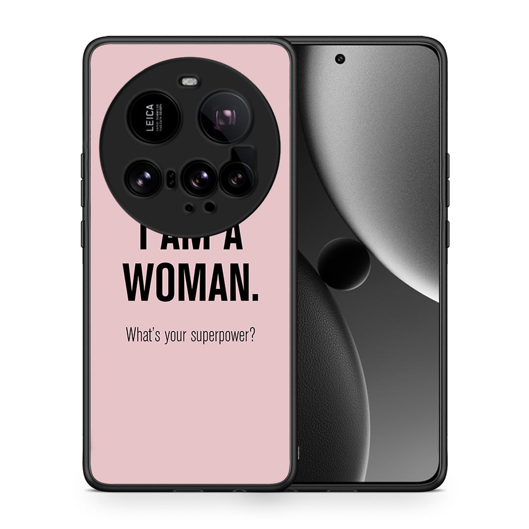 Θήκη Xiaomi 15 Ultra 5G Superpower Woman από τη Smartfits με σχέδιο στο πίσω μέρος και μαύρο περίβλημα | Xiaomi 15 Ultra 5G Superpower Woman case with colorful back and black bezels