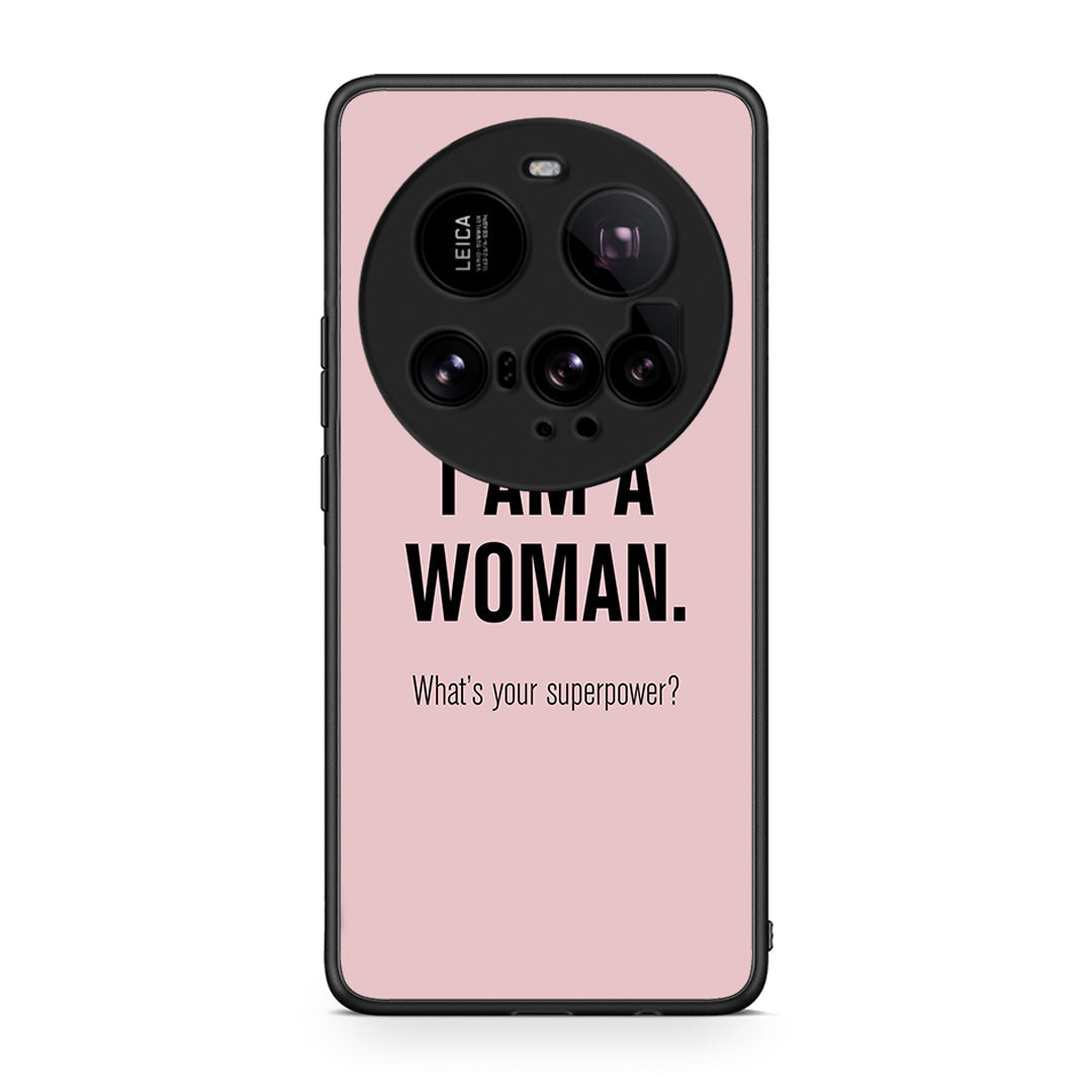 Xiaomi 15 Ultra 5G Superpower Woman θήκη από τη Smartfits με σχέδιο στο πίσω μέρος και μαύρο περίβλημα | Smartphone case with colorful back and black bezels by Smartfits