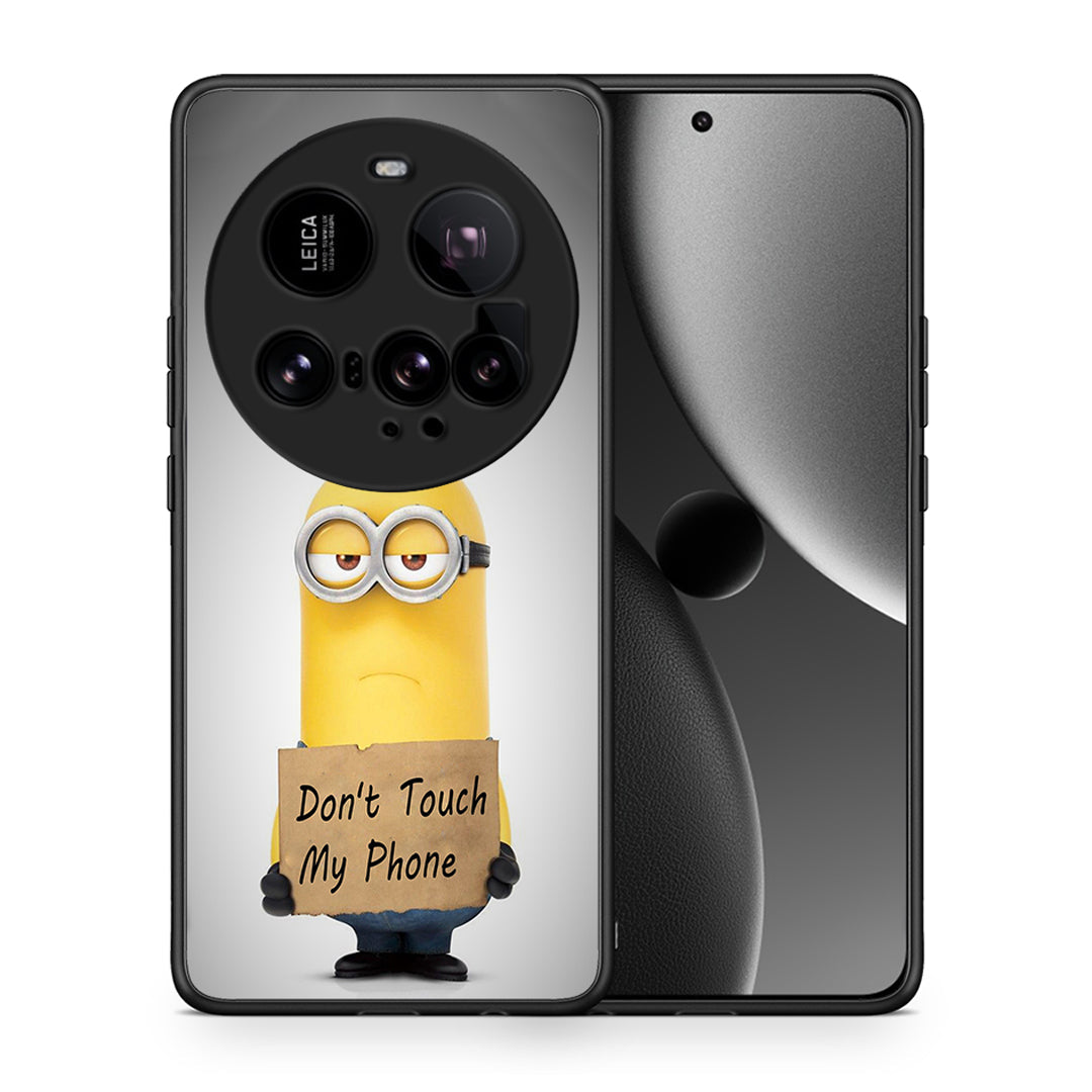 Θήκη Xiaomi 15 Ultra 5G Minion Text από τη Smartfits με σχέδιο στο πίσω μέρος και μαύρο περίβλημα | Xiaomi 15 Ultra 5G Minion Text case with colorful back and black bezels