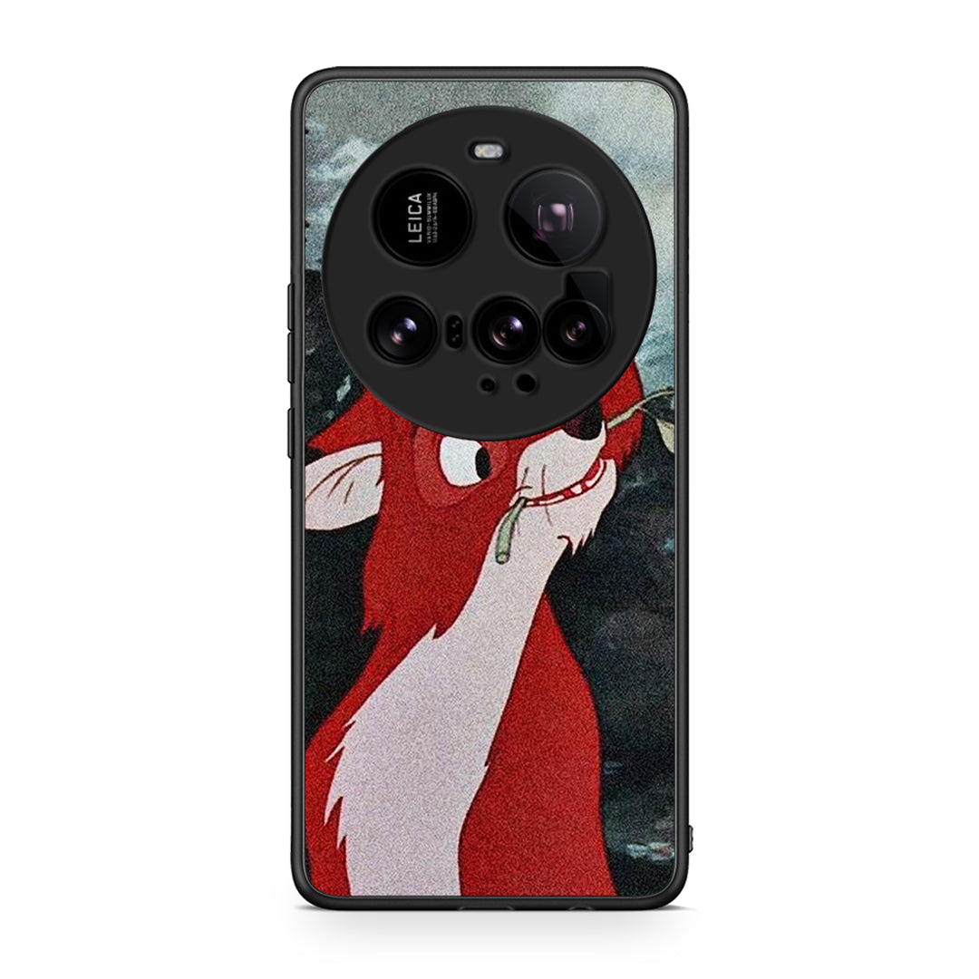 Xiaomi 15 Ultra 5G Tod And Vixey Love 1 θήκη από τη Smartfits με σχέδιο στο πίσω μέρος και μαύρο περίβλημα | Smartphone case with colorful back and black bezels by Smartfits