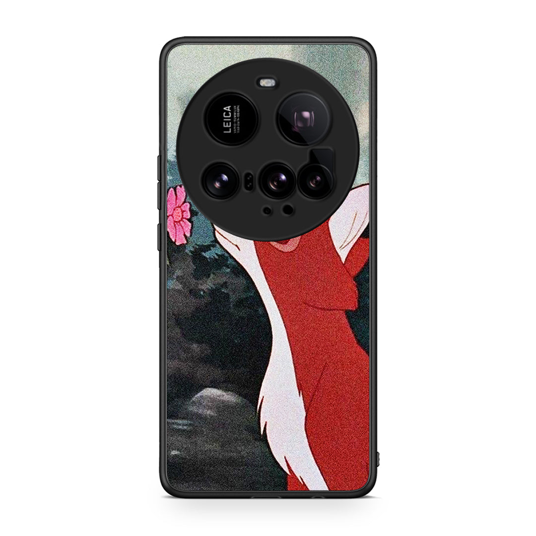 Xiaomi 15 Ultra 5G Tod And Vixey Love 2 θήκη από τη Smartfits με σχέδιο στο πίσω μέρος και μαύρο περίβλημα | Smartphone case with colorful back and black bezels by Smartfits