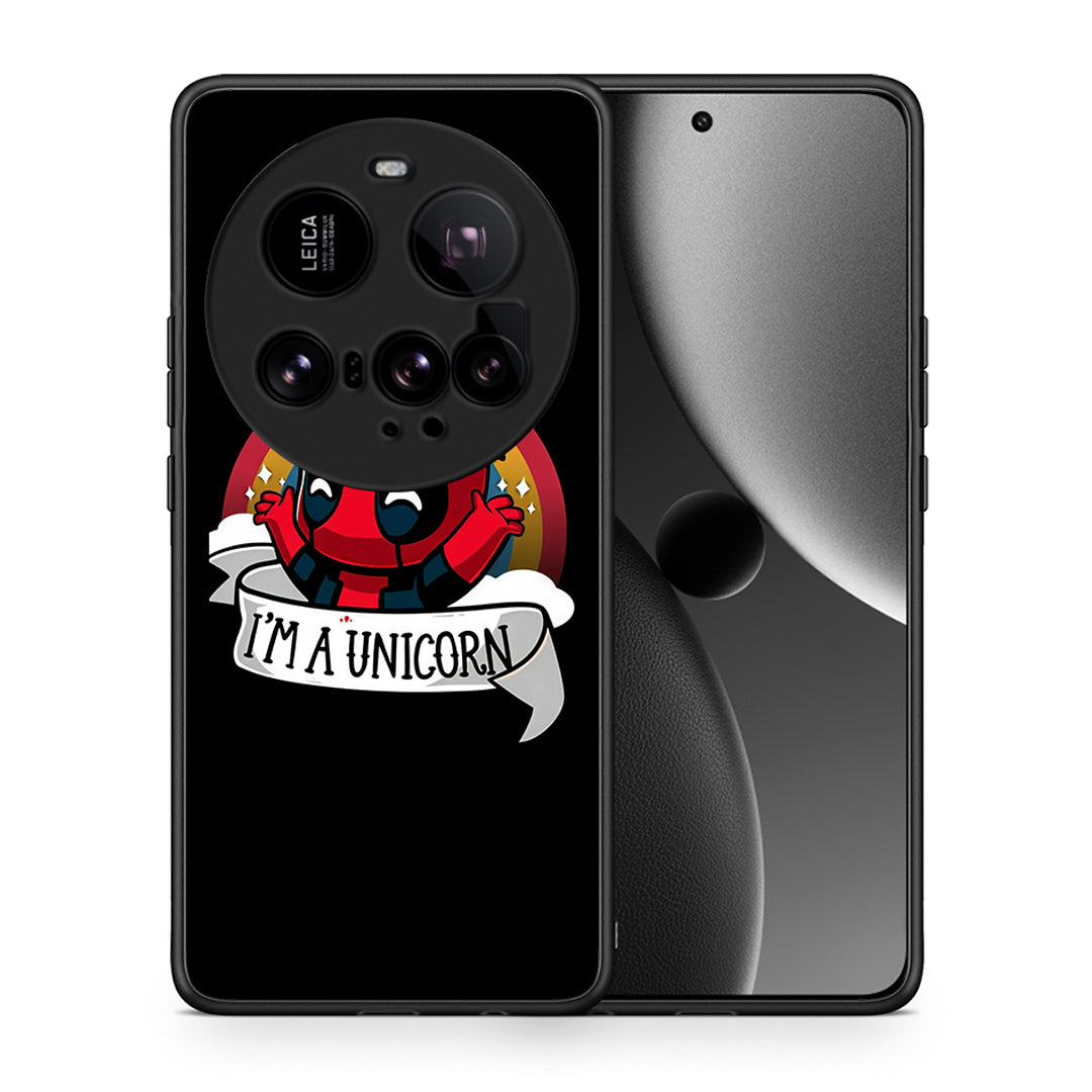 Θήκη Xiaomi 15 Ultra 5G Unicorn Deadpool από τη Smartfits με σχέδιο στο πίσω μέρος και μαύρο περίβλημα | Xiaomi 15 Ultra 5G Unicorn Deadpool case with colorful back and black bezels