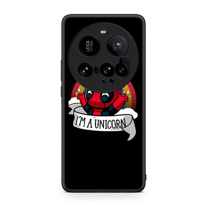 Xiaomi 15 Ultra 5G Unicorn Deadpool θήκη από τη Smartfits με σχέδιο στο πίσω μέρος και μαύρο περίβλημα | Smartphone case with colorful back and black bezels by Smartfits