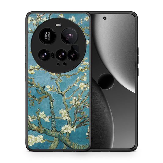 Θήκη Xiaomi 15 Ultra 5G White Blossoms από τη Smartfits με σχέδιο στο πίσω μέρος και μαύρο περίβλημα | Xiaomi 15 Ultra 5G White Blossoms case with colorful back and black bezels