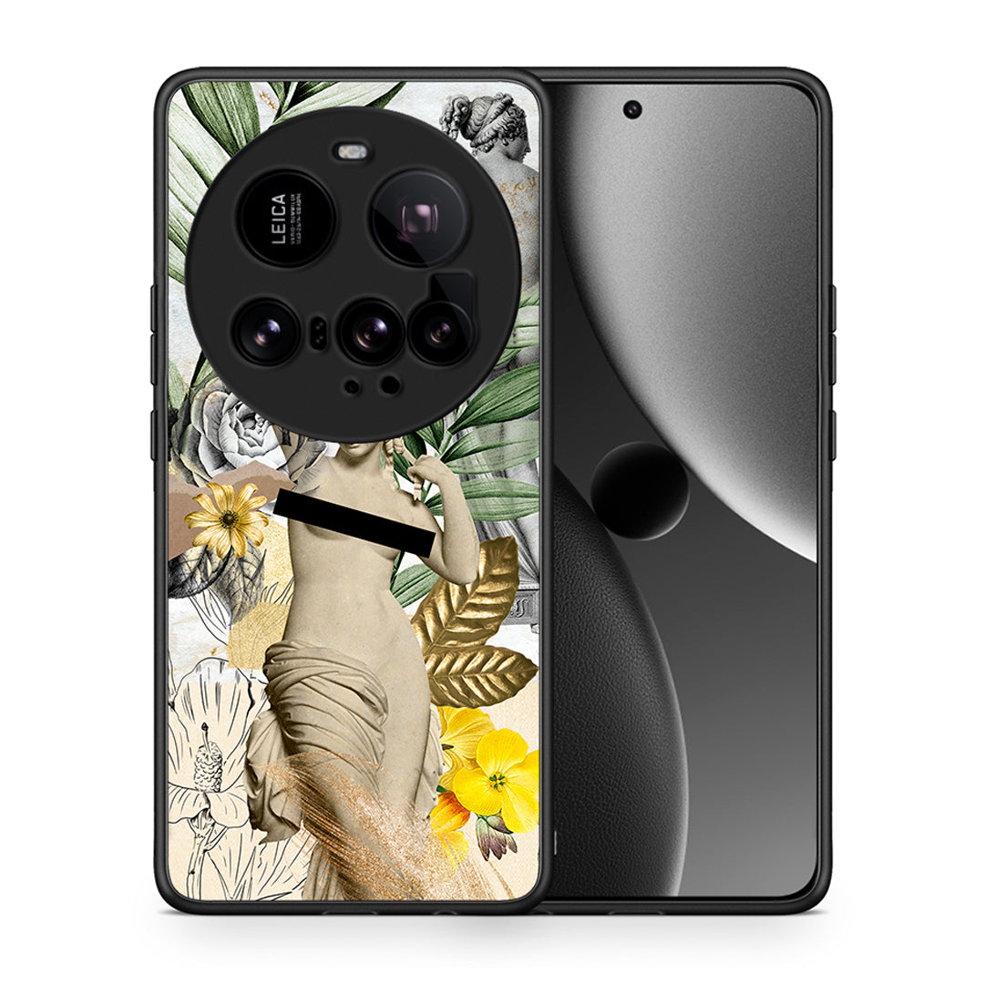 Θήκη Xiaomi 15 Ultra 5G Woman Statue από τη Smartfits με σχέδιο στο πίσω μέρος και μαύρο περίβλημα | Xiaomi 15 Ultra 5G Woman Statue case with colorful back and black bezels