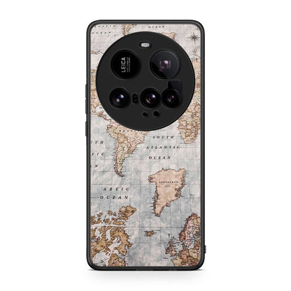 Xiaomi 15 Ultra 5G World Map Θήκη από τη Smartfits με σχέδιο στο πίσω μέρος και μαύρο περίβλημα | Smartphone case with colorful back and black bezels by Smartfits