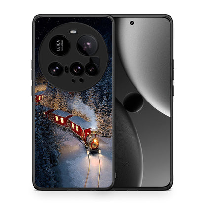 Θήκη Xiaomi 15 Ultra 5G Xmas Train από τη Smartfits με σχέδιο στο πίσω μέρος και μαύρο περίβλημα | Xiaomi 15 Ultra 5G Xmas Train case with colorful back and black bezels