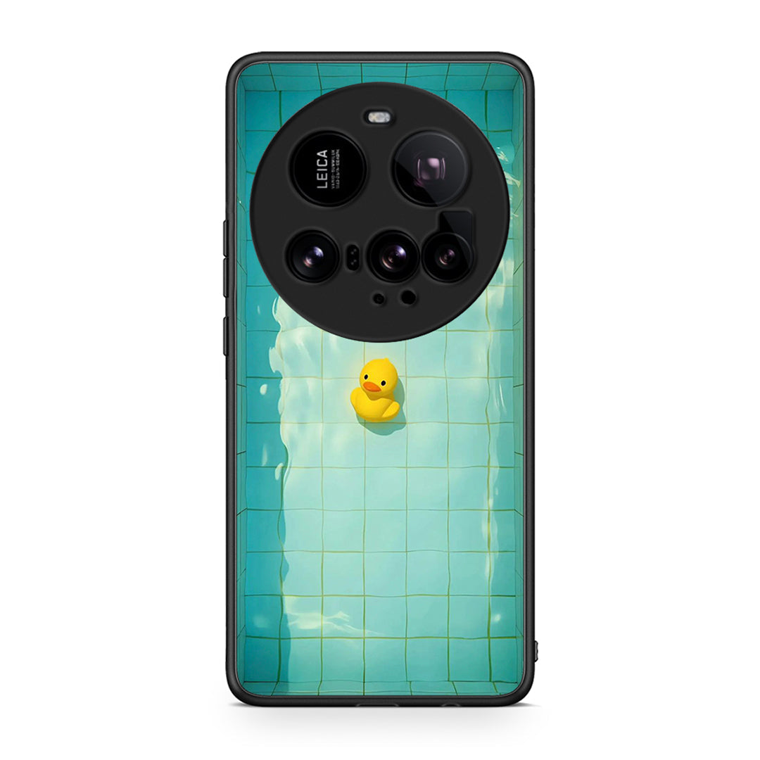 Xiaomi 15 Ultra 5G Yellow Duck θήκη από τη Smartfits με σχέδιο στο πίσω μέρος και μαύρο περίβλημα | Smartphone case with colorful back and black bezels by Smartfits